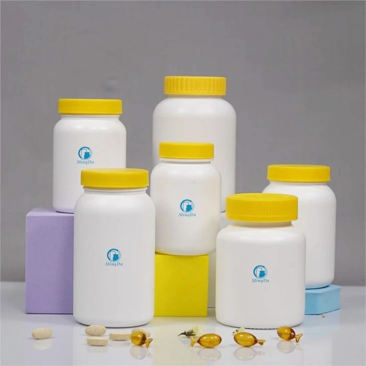 Health Products Packaging HDPE Round Bottle